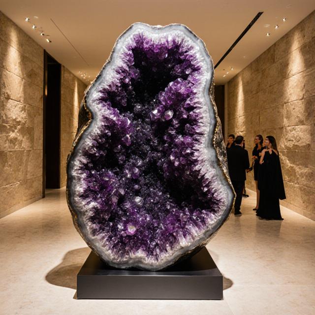 アメジストドームが輝くGeode Havenのロビー